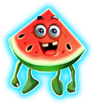 Mighty Munching Melons Σύμβολο πεπόνι φάντασμα