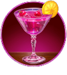 Strawberry Cocktail Pink Σύμβολο κοκτέιλ
