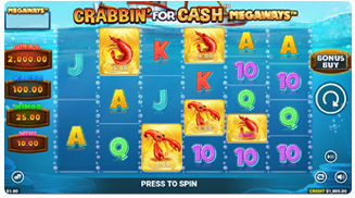 Crabbin' For Cash Megaways Παιχνίδι