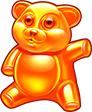 Sugar Rush 1000 Πορτοκαλί σύμβολο αρκούδας