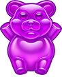 Sugar Rush 1000 Σύμβολο ροζ αρκούδας