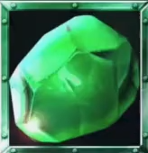 Diamond Miner DouMax Σύμβολο πράσινου πολύτιμου λίθου