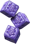 Orb of Destiny Purple Dices Symbol