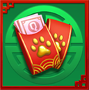 Temple of Paw Red Envelope Symbol