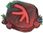 Merlin Realm of Charm Red Stone Symbol