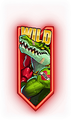 Man vs Gator Κόκκινο σύμβολο Wild